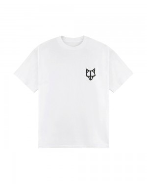 Naked Wolfe Classic T-Shirt White T-Shirt | 4157-DEFNG