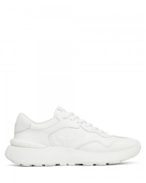 Naked Wolfe Drought Triple White Sneakers | 4398-WYOUA