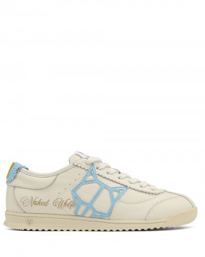 Naked Wolfe Vital Bone/Blue Sneakers | 3176-NGZCK