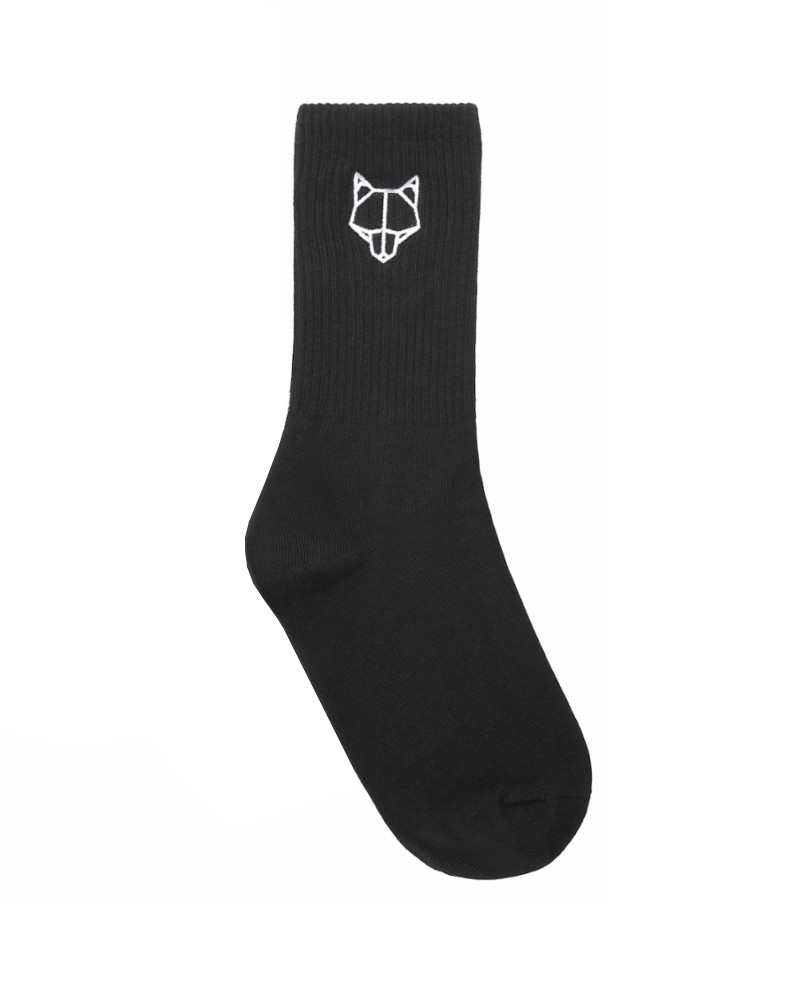 Naked Wolfe 1 Pack Mens Socks Black Socks | 5837-OJTYI