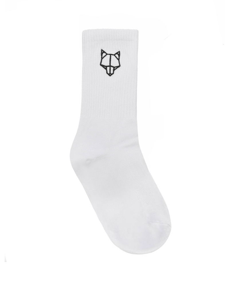 Naked Wolfe 1 Pack Mens Socks White Socks | 4681-NXKFQ