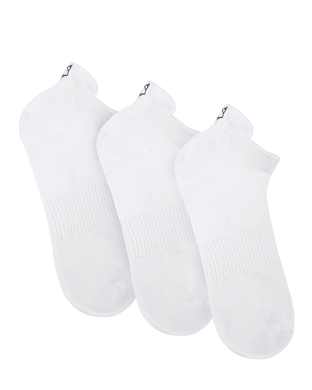 Naked Wolfe 3 Pack Mens Egyptian Cotton Ankle Socks White Socks | 5238-AOBQK