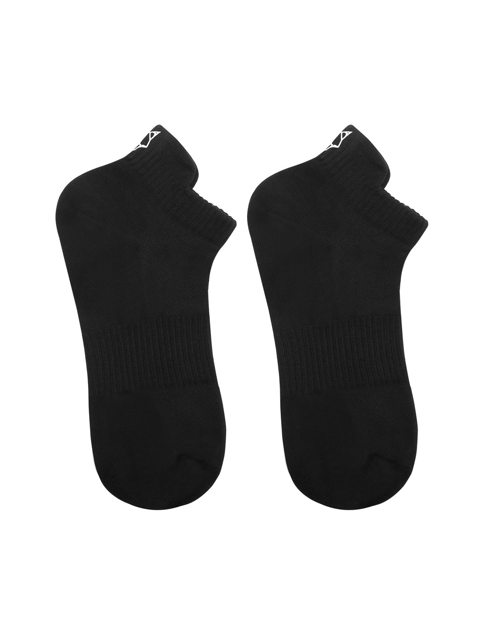 Naked Wolfe 3 Pack Womens Egyptian Cotton Ankle Socks Black Socks | 6235-MXHFW