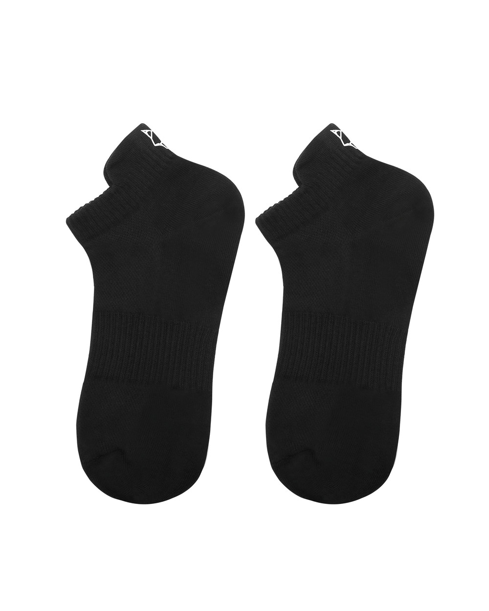 Naked Wolfe 3 Pack Womens Egyptian Cotton Ankle Socks Black Socks | 6235-MXHFW