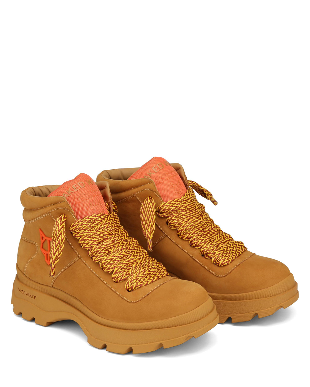 Naked Wolfe Ascot Nubuck Leather Wheat Boots | 2387-IMKPX