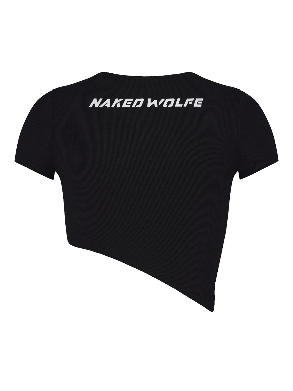 Naked Wolfe Asymmetrical Crop Activewear | 2078-RJVZU