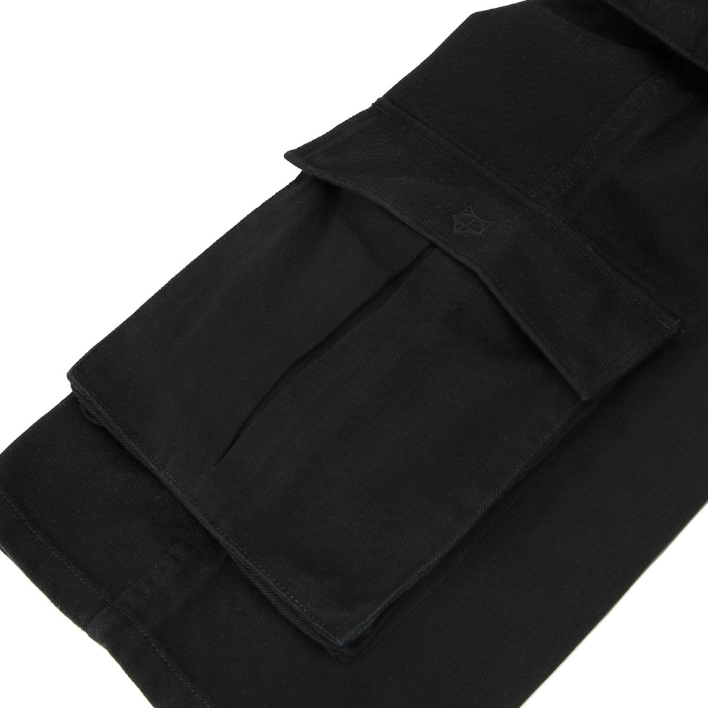 Naked Wolfe Baggy Pocket Cargo Pants Black Pants | 3405-RENDV