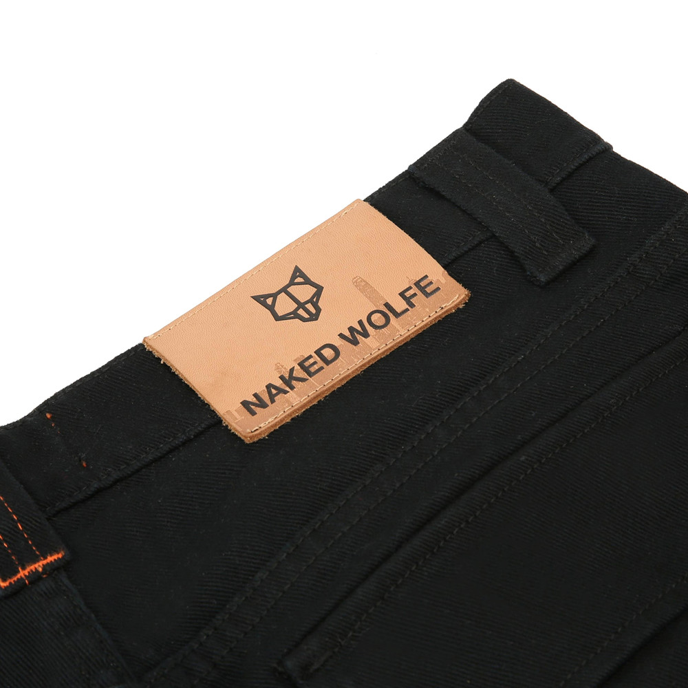 Naked Wolfe Baggy Pocket Cargo Pants Black Pants | 3405-RENDV