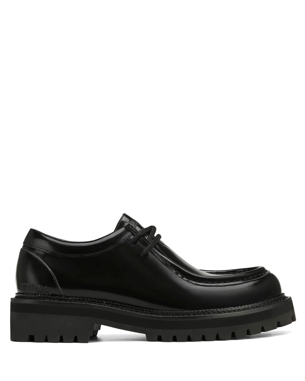 Naked Wolfe Beat Box Leather Black Loafers | 5247-PSQDF