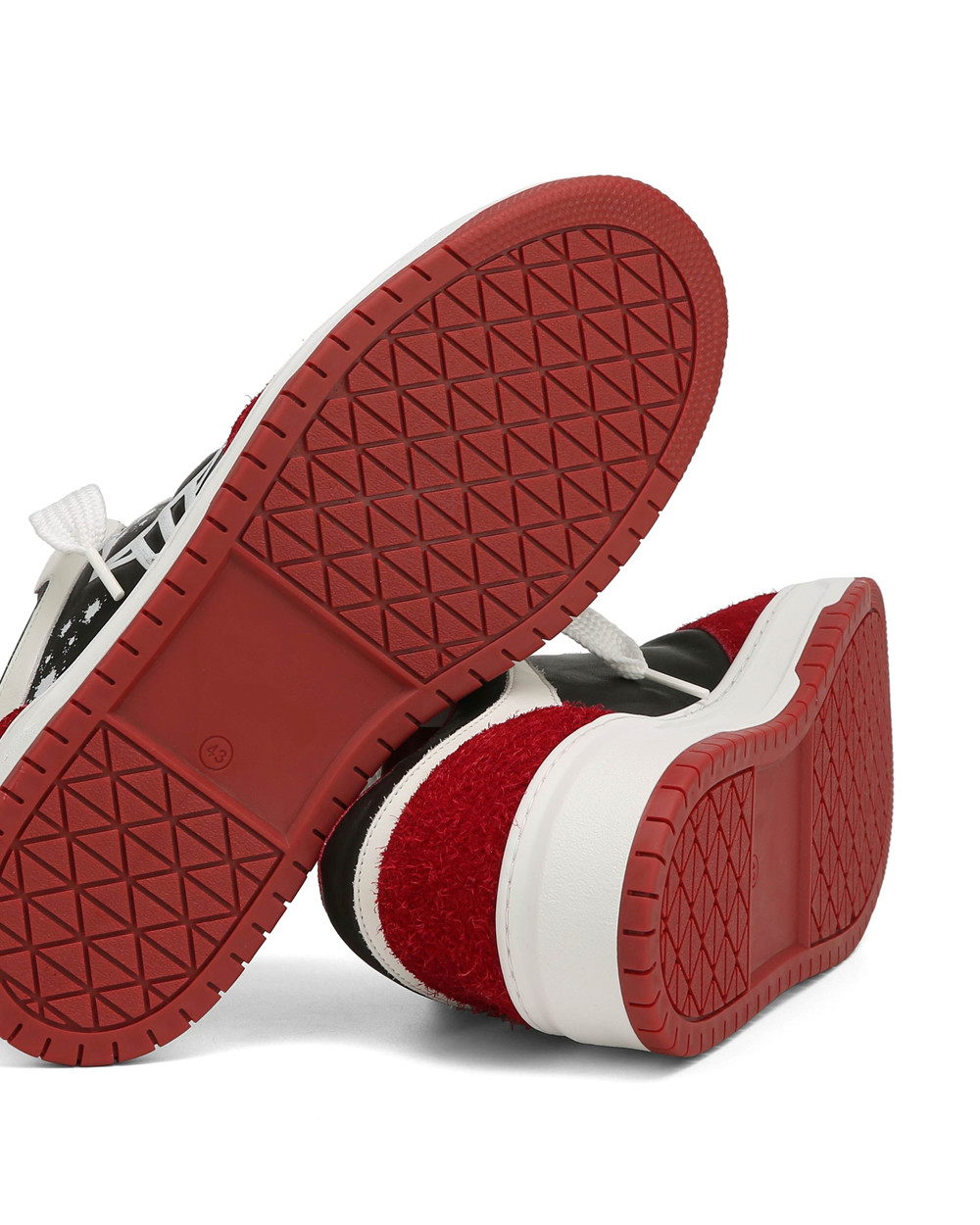 Naked Wolfe CM-00 Red Sneakers | 6045-GOMSX