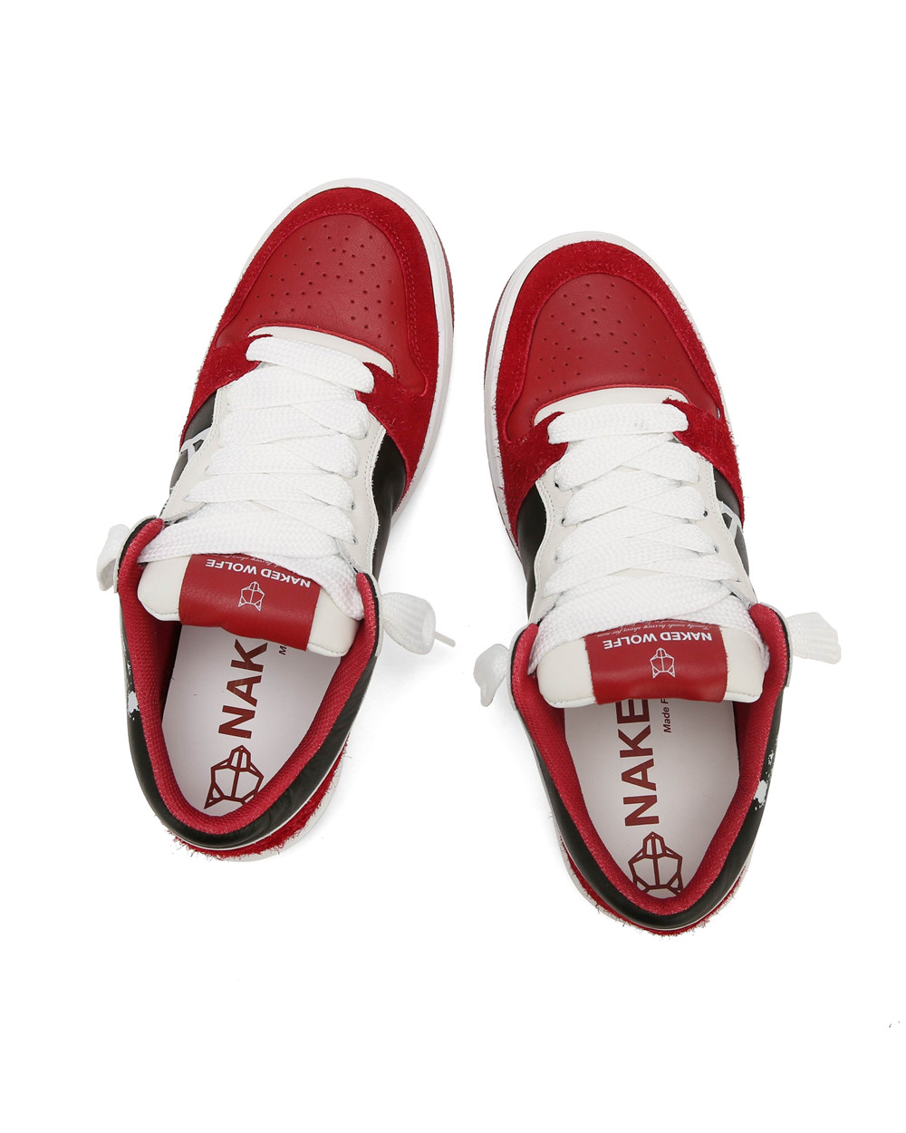 Naked Wolfe CM-00 Red Sneakers | 6045-GOMSX