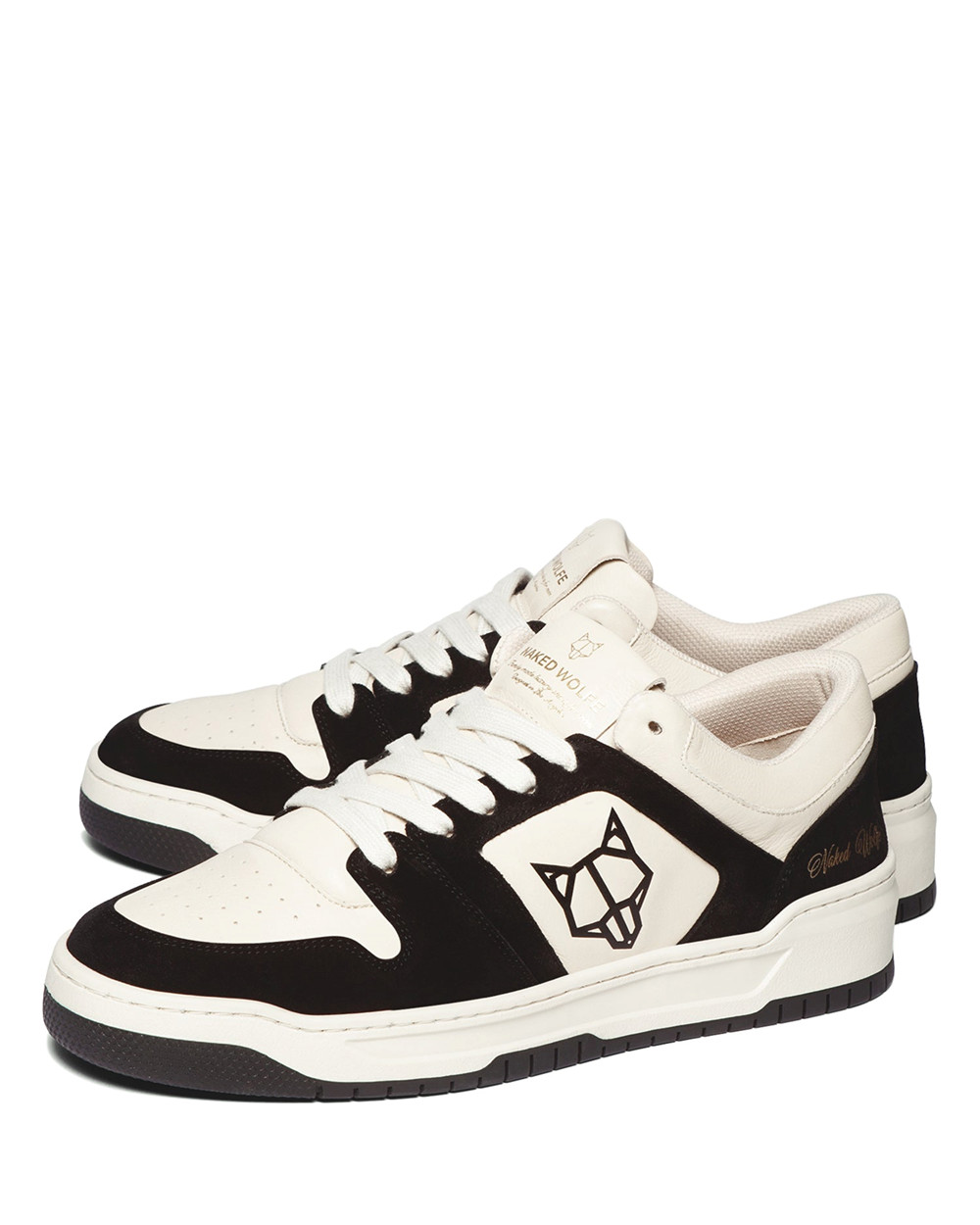 Naked Wolfe CM-01 Bone/Black Sneakers | 9785-JROAK