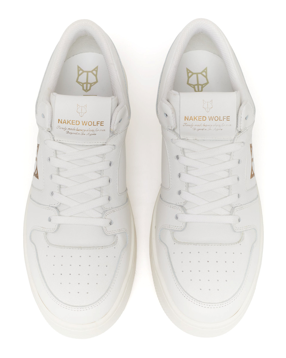 Naked Wolfe CM-01 White Sneakers | 7829-RVXGY