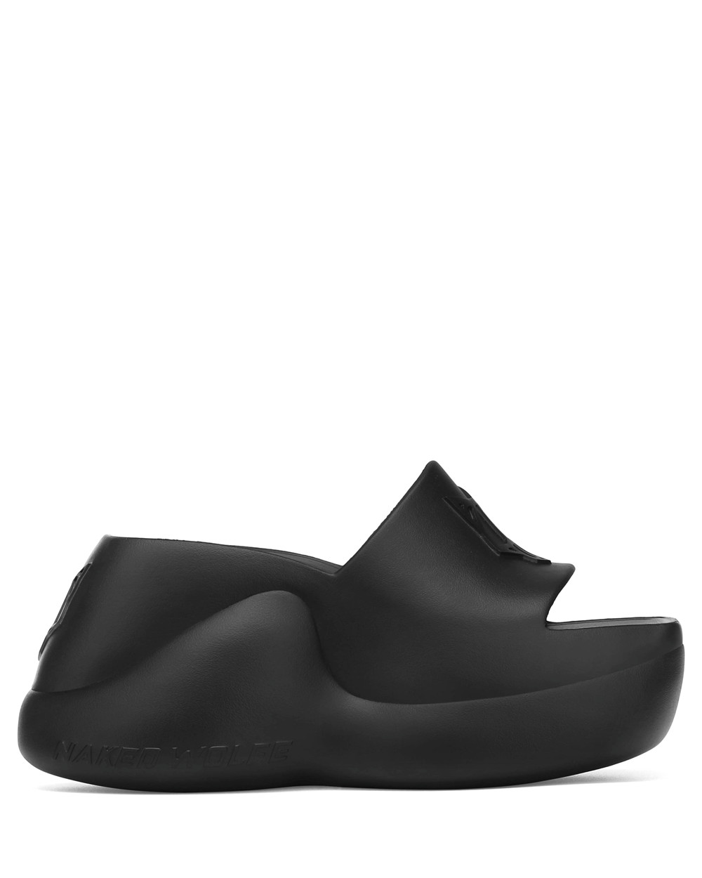 Naked Wolfe Chic Black Sandals | 9328-YFMXP