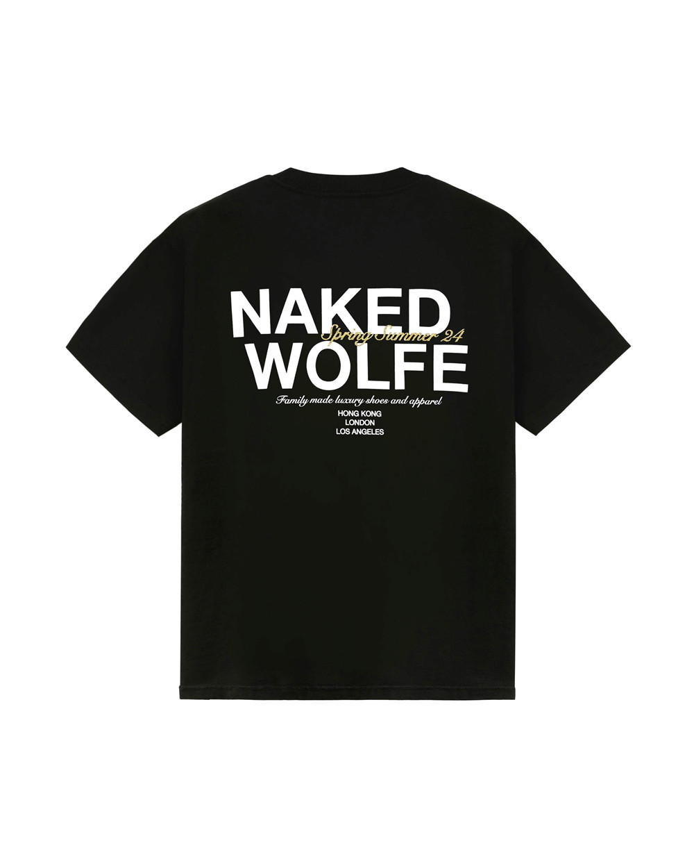 Naked Wolfe Classic T-Shirt Black T-Shirt | 0934-QLIKF