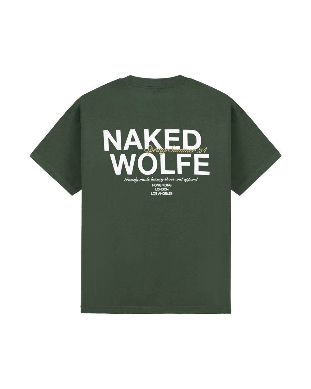 Naked Wolfe Classic T-Shirt Forrest Green T-Shirt | 4580-NGHPL