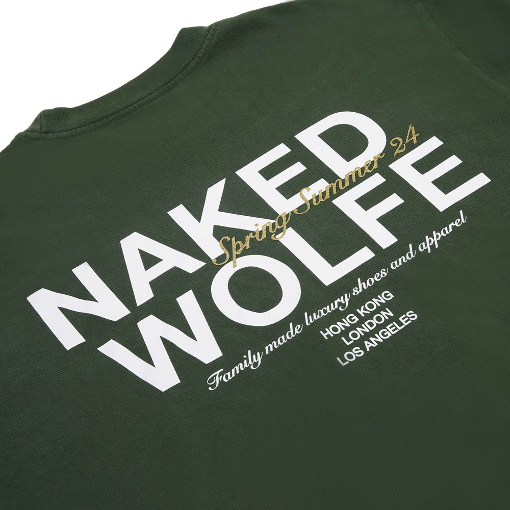 Naked Wolfe Classic T-Shirt Forrest Green T-Shirt | 4580-NGHPL