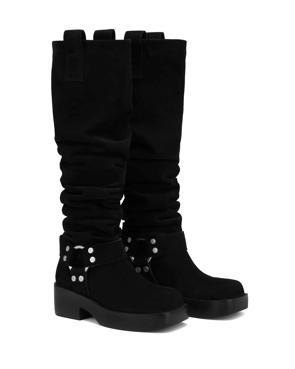 Naked Wolfe Crook Black Suede Boots | 8934-ZMSVG