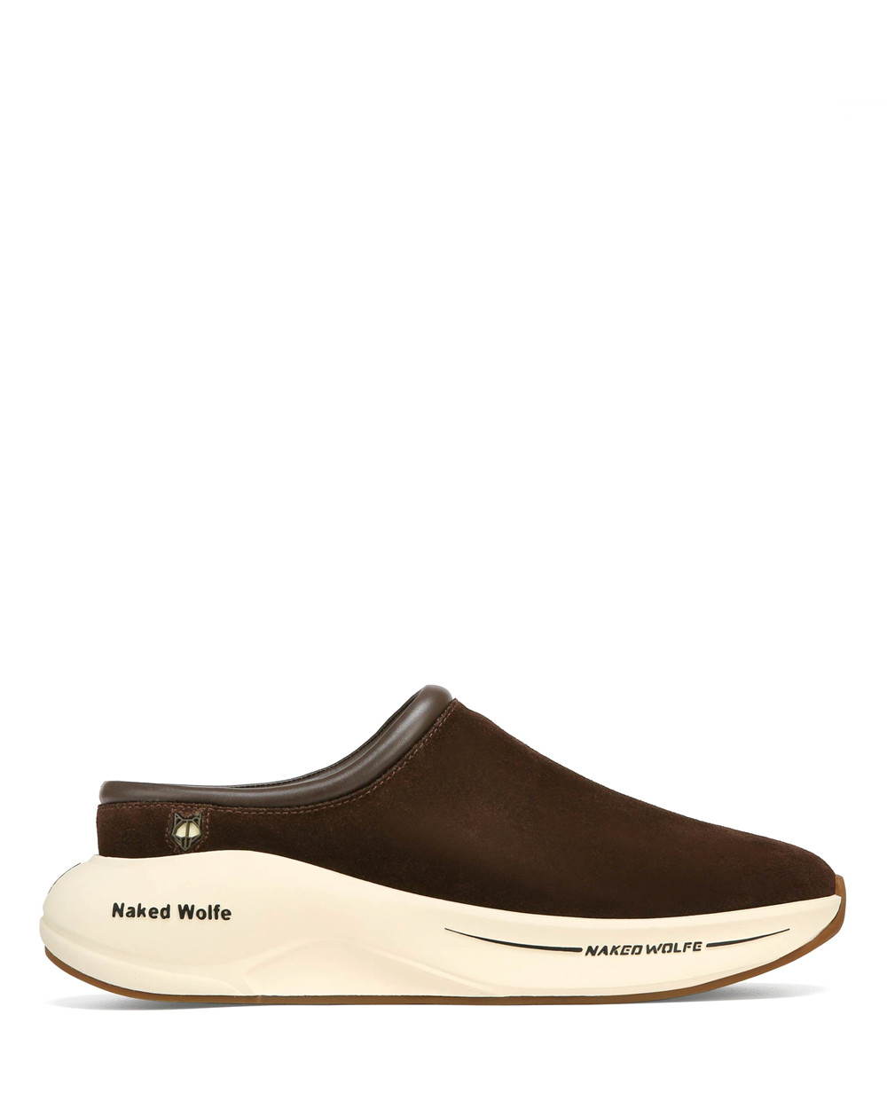 Naked Wolfe Dawn Brown Suede Combo Sneakers | 9578-NFRET