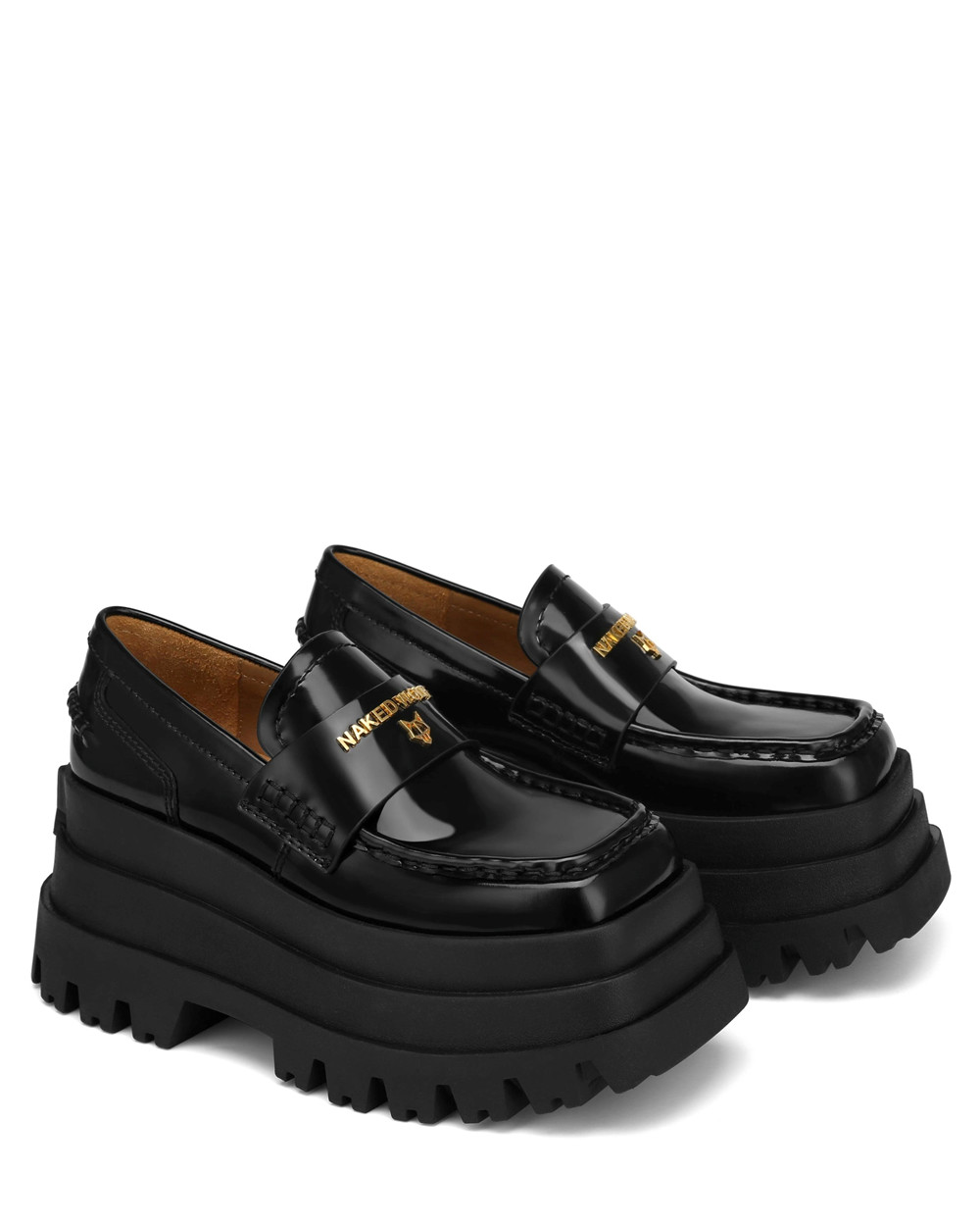 Naked Wolfe Delusion Black Box Loafers | 0728-XLTDE