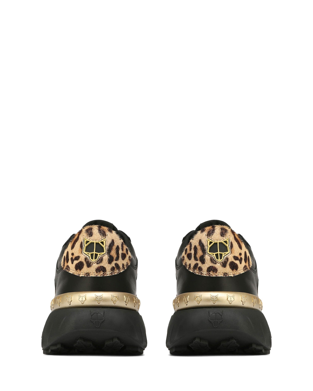 Naked Wolfe Drought Black/Gold Sneakers | 9760-ENATW