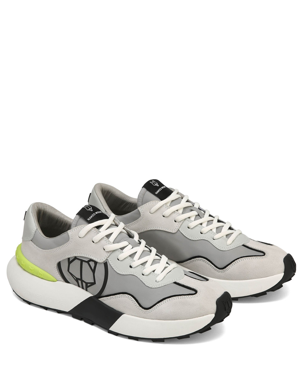 Naked Wolfe Drought Grey Sneakers | 0719-RKILV