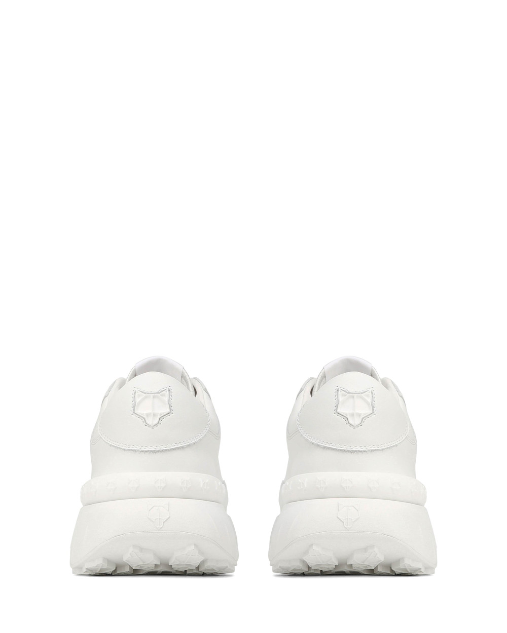 Naked Wolfe Drought Triple White Sneakers | 4398-WYOUA