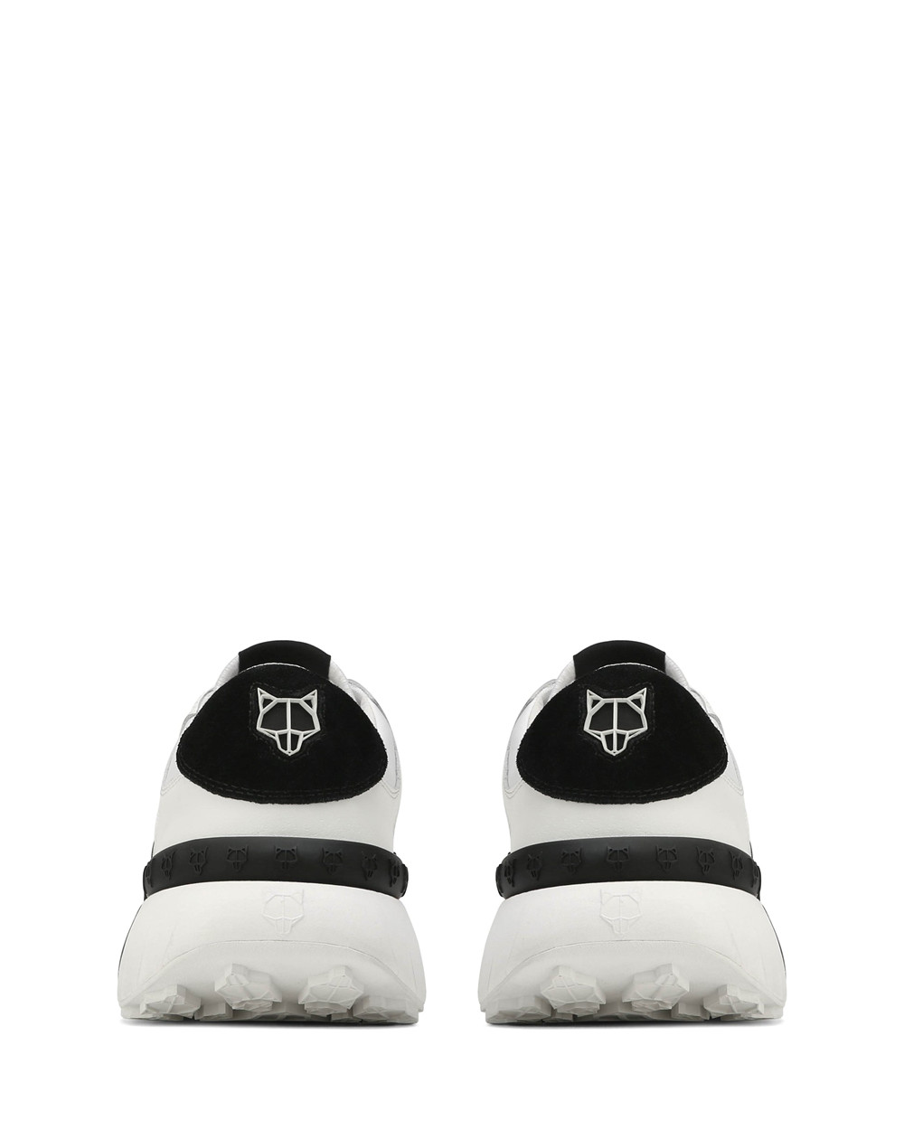 Naked Wolfe Drought White/Black Sneakers | 4391-MRKVI