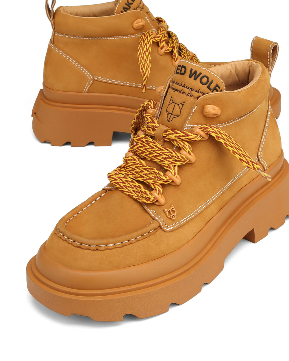 Naked Wolfe Drown 2.0 Nubuck Leather Wheat Boots | 6732-CALWK