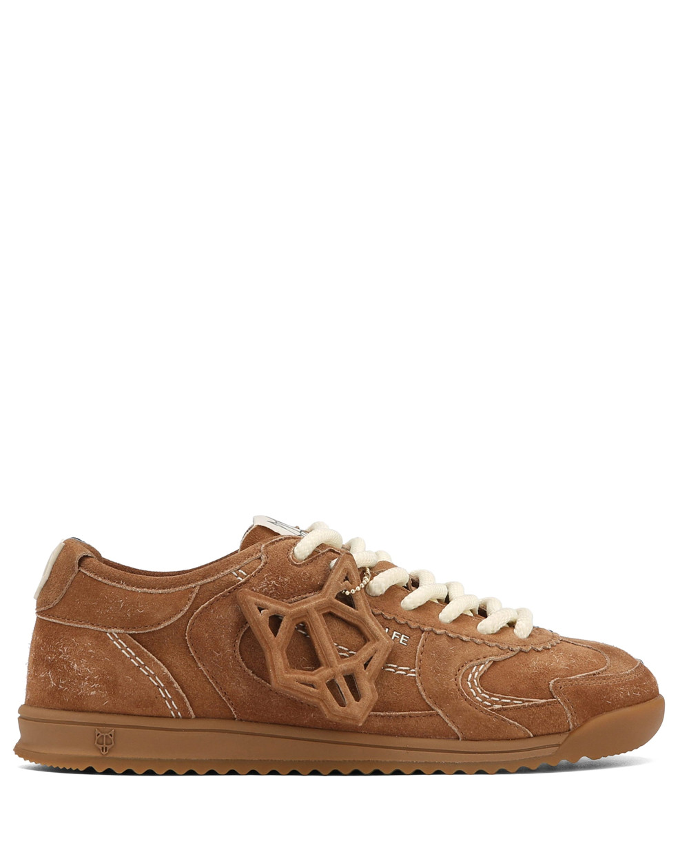 Naked Wolfe Exposed Tan Suede Sneakers | 7615-IXLYP