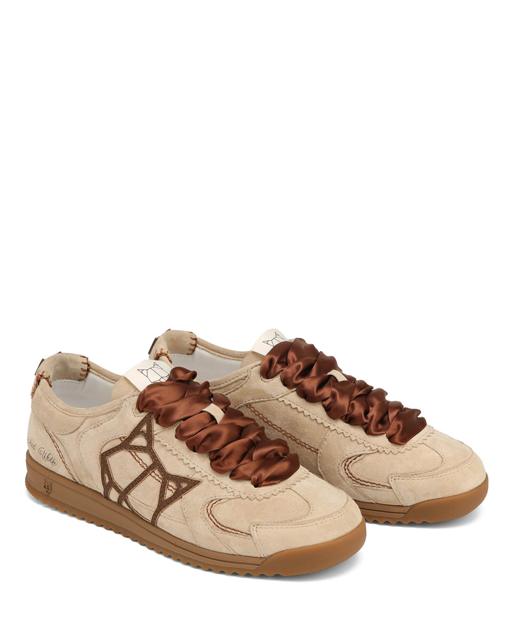 Naked Wolfe Exposure Suede Off White Sneakers | 4268-HXYAO