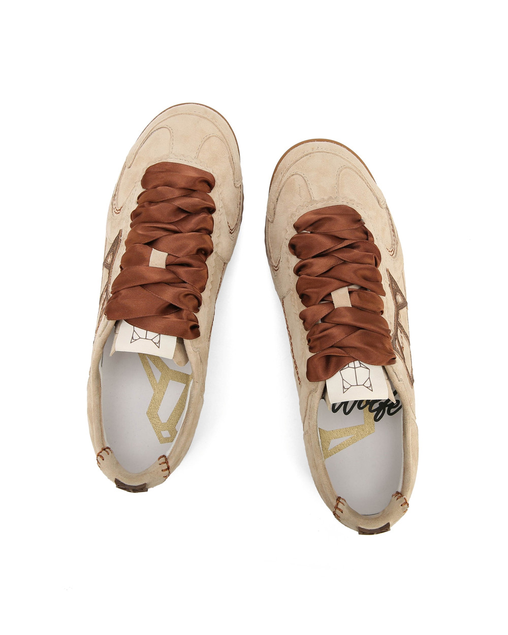 Naked Wolfe Exposure Suede Off White Sneakers | 4268-HXYAO