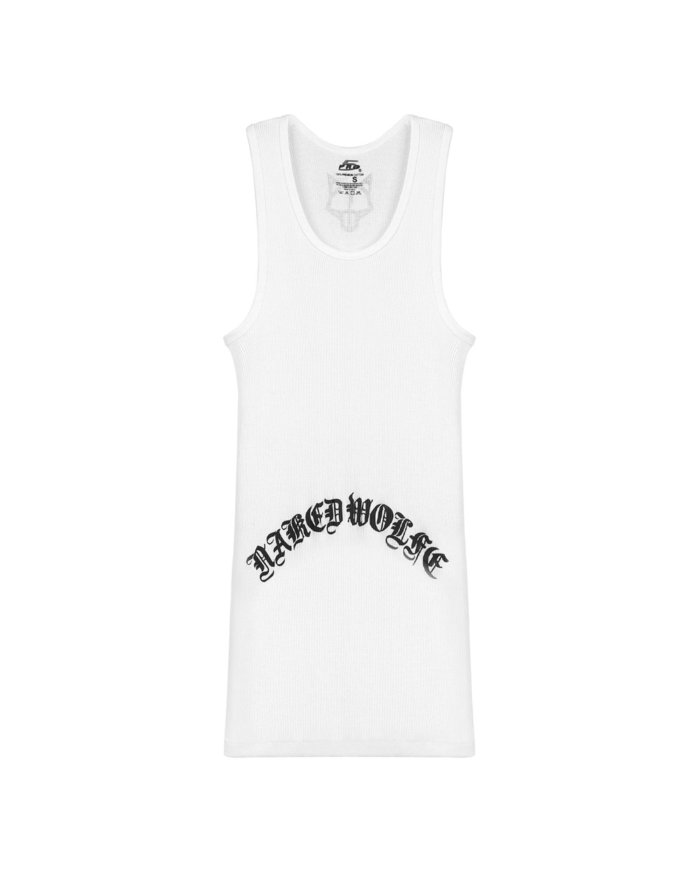 Naked Wolfe Gothic Tank White T-Shirt | 5682-MESPK