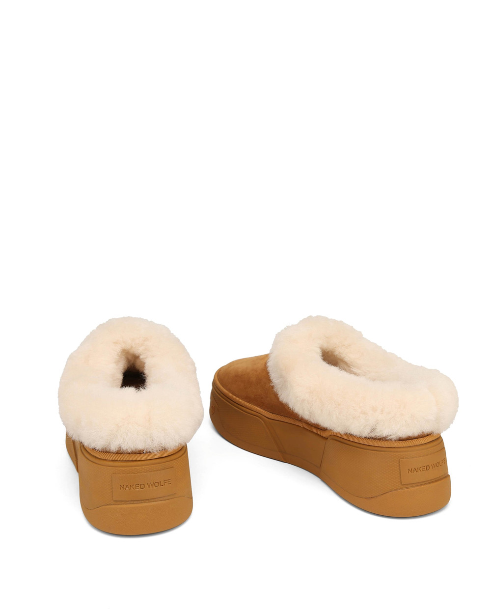 Naked Wolfe K-02 Tan Shearling Boots | 4650-CNOIW