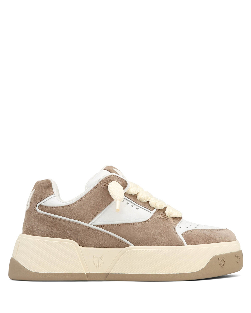 Naked Wolfe Kash Suede Taupe Sneakers | 1738-MHIKO