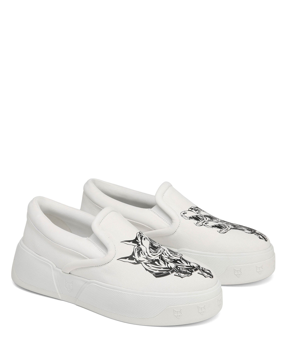 Naked Wolfe Killer White Sneakers | 1947-VZMFL