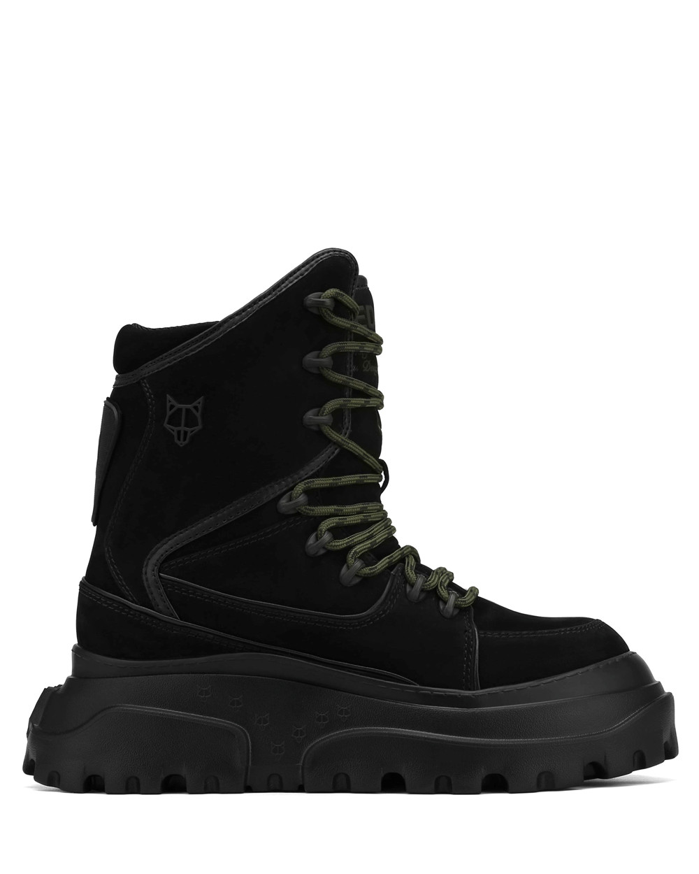 Naked Wolfe Kit Black Nubuck Boots | 4680-TMKXY