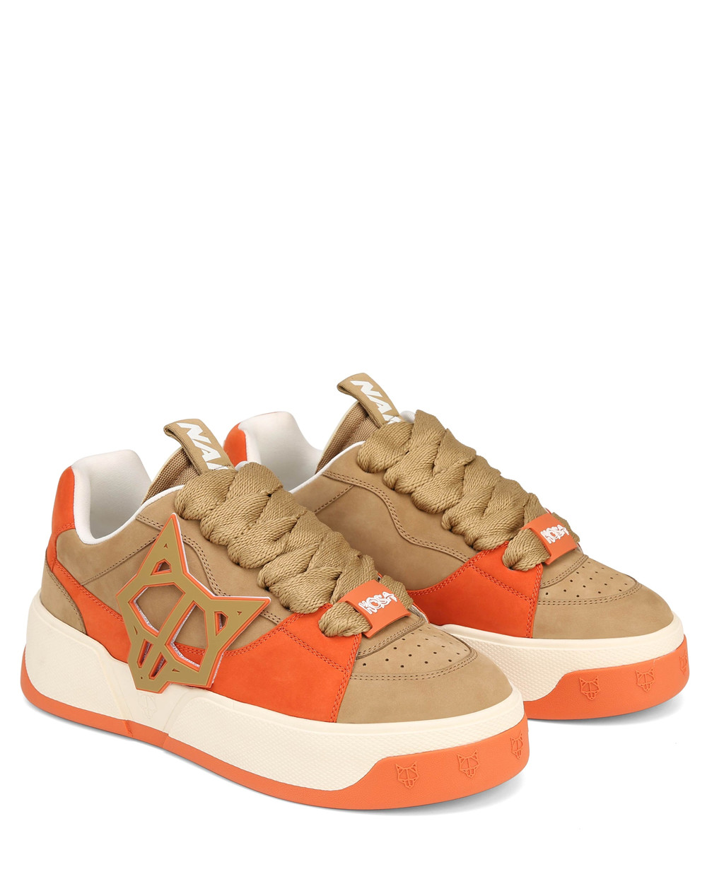 Naked Wolfe Kosa Creme Sneakers | 3958-YJPUC