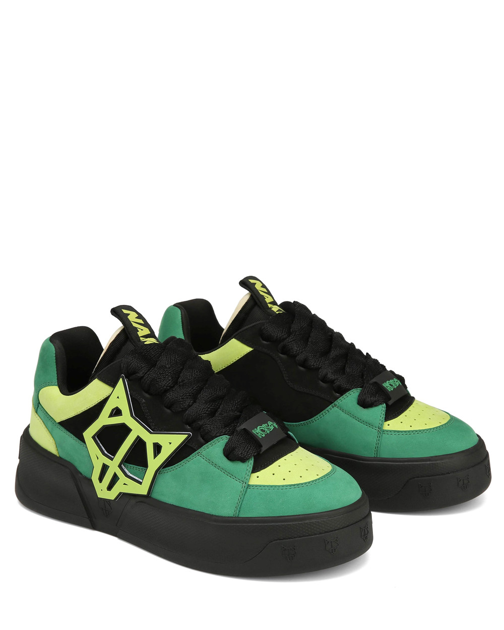 Naked Wolfe Kosa Lime Sneakers | 7295-CXGYA