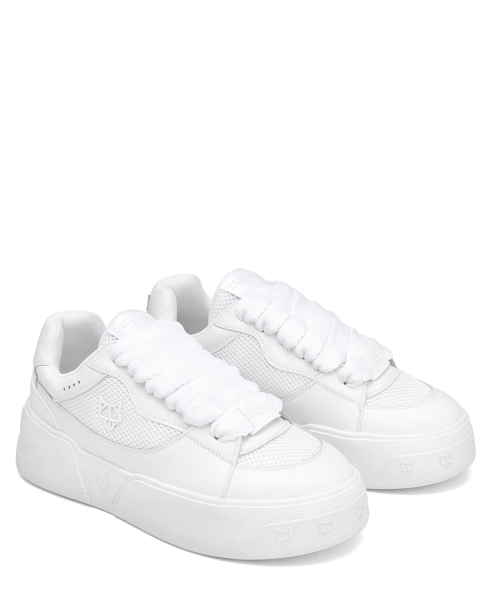 Naked Wolfe Kosa Signature White Sneakers | 4015-RJGYL