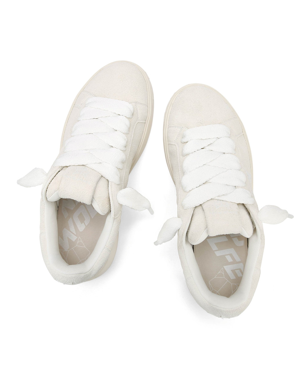 Naked Wolfe Kray Hairy Cow Suede Ice Sneakers | 1598-SWVCI