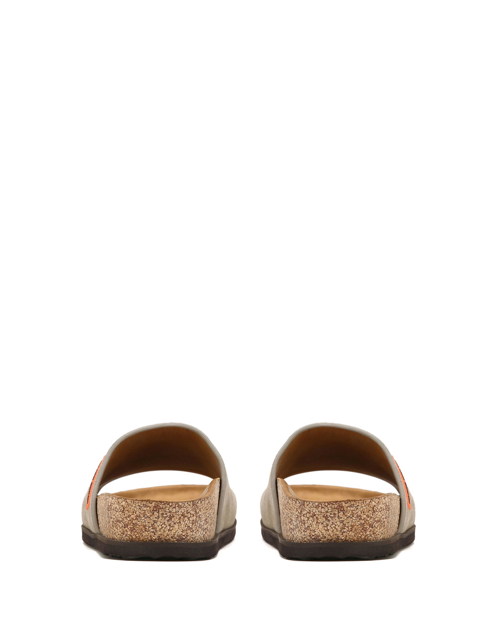 Naked Wolfe Moody Taupe Suede Slides | 9647-DVCPQ