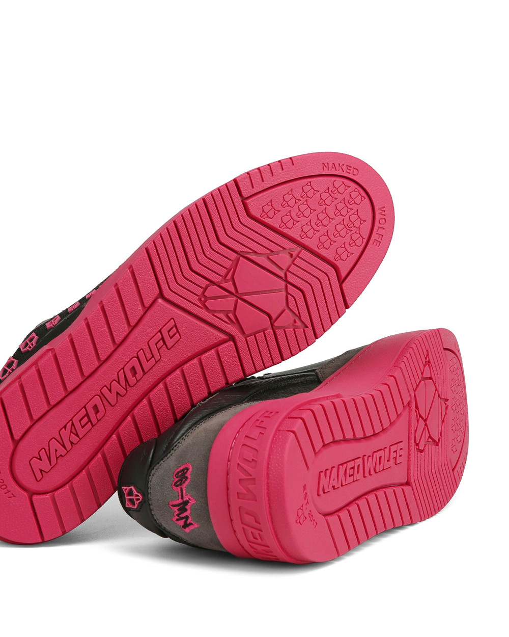 Naked Wolfe NW-00 Black/Pink Combo Sneakers | 3105-BMRTV