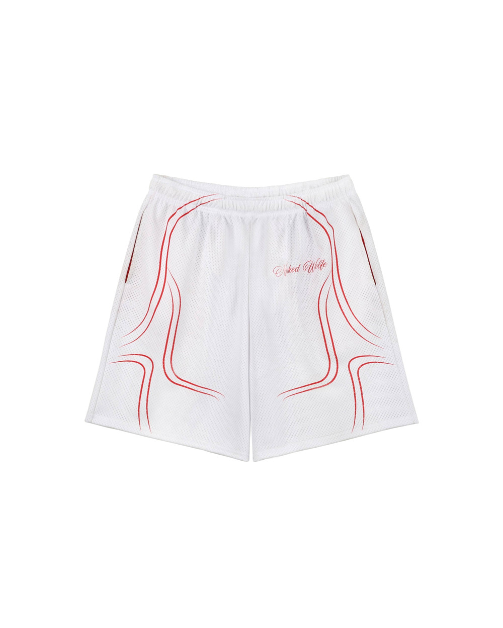 Naked Wolfe Naked Wolfe Jersey Shorts White Shorts | 8057-MRSVZ