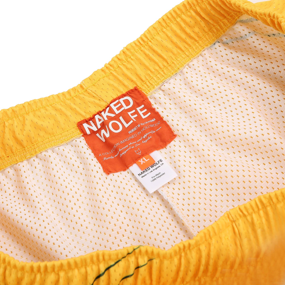 Naked Wolfe Naked Wolfe Jersey Shorts Yellow Shorts | 8023-WLHCI