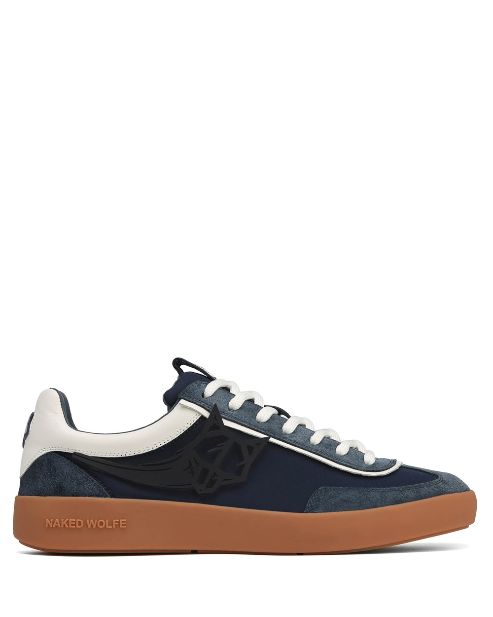 Naked Wolfe Palm Navy Nylon Sneakers | 2073-JXLCU