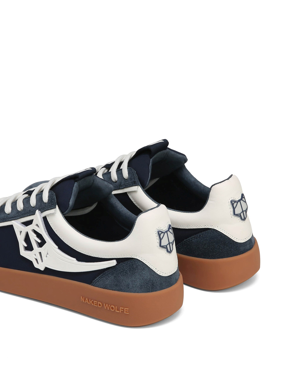 Naked Wolfe Palm Navy Nylon Sneakers | 2073-JXLCU