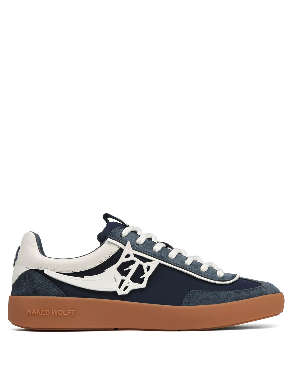 Naked Wolfe Palm Navy Nylon Sneakers | 2073-JXLCU