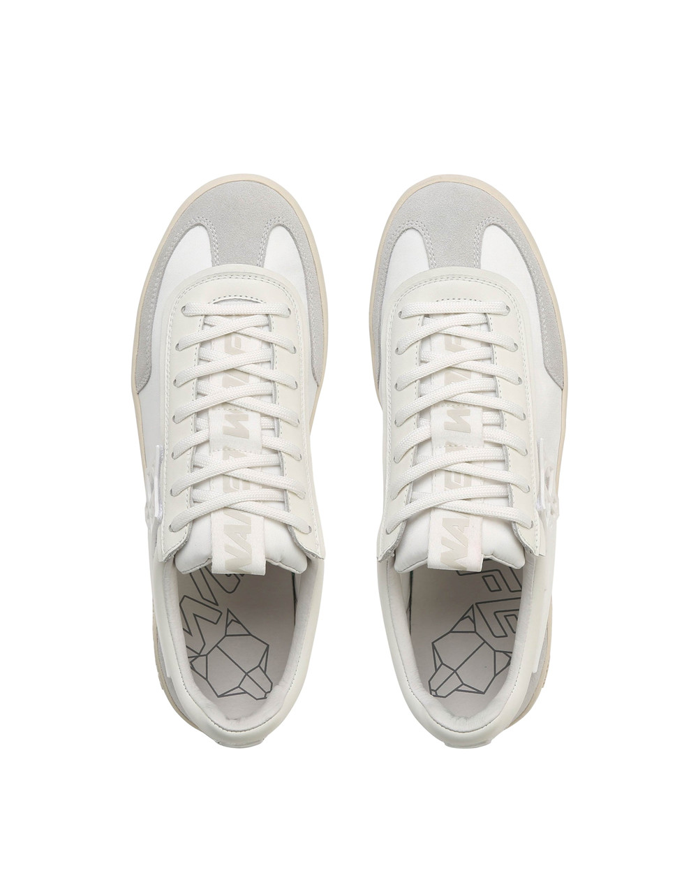 Naked Wolfe Palm White Nylon Sneakers | 7219-XNSHY