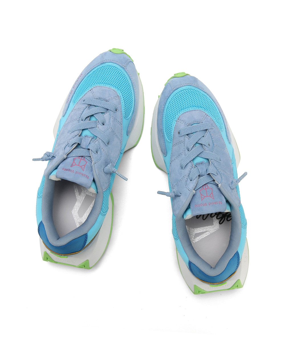 Naked Wolfe Porter Nylon & Mesh Ocean Sneakers | 4753-YDFXP